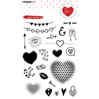 StudioLight Filled With Love Clear Stamps - Nr. 508